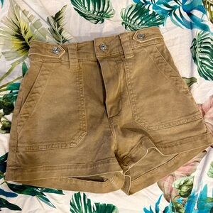 NWOT PAIGE Tan High-Waisted Women's Shorts